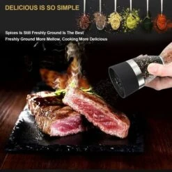 In 1 Hourglass Type Pepper Grinder, SL.GT Double Head Pepper Grinder, Salt And Pepper Grinder Manual Adjustable Thickness Spice Grinder 8 In 1 Hourglass Type Pepper Grinder, SL.GT Double Head Pepper Grinder, Salt And Pepper Grinder Manual Adjustable Thickness Spice Grinder -Small Appliances Store 95347950 4