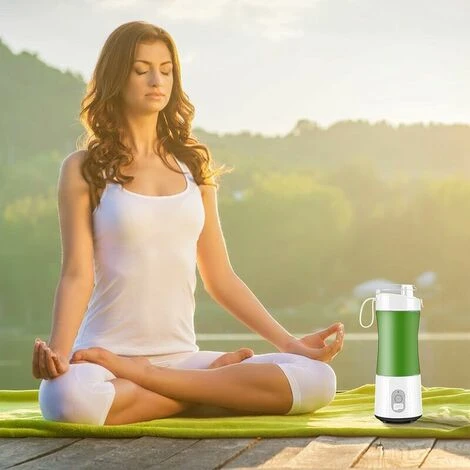 BPA Free Portable Mini Blender, Personal Blender For Smoothie And Shakes, Electric Fruit Blender 6 Blades 3D And USB Rechargeable, 5 BPA Free Portable Mini Blender, Personal Blender For Smoothie And Shakes, Electric Fruit Blender 6 Blades 3D And USB Rechargeable, - Image 5