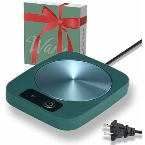 Coffee Mug Cup Warmer Coaster For Coffee Tea Cocoa Milk Food Fruits Candle, Aluminum Metal Panel, Safe Reliable, Green (4" X 5") 1 Coffee Mug Cup Warmer Coaster For Coffee Tea Cocoa Milk Food Fruits Candle, Aluminum Metal Panel, Safe Reliable, Green (4" X 5")