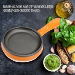 Egg Frying Pan, Multifunctional Mini Electric Non-stick Frying Pan Eggs Boiler Steamer Egg Omelet Pancake Fried Steak 220 V With Anti-scald Handle, Low Power/automatic Switch-off -Small Appliances Store 95534219 4