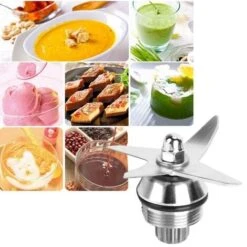 Blender Blade, Stainless Steel Blender Replacement Parts Blender Blade Assembly Fit For Vitamix 1195 58625 15504 58805 15652 15643 Container -Small Appliances Store 95534221 3