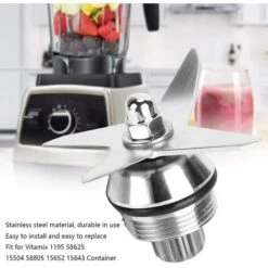 Blender Blade, Stainless Steel Blender Replacement Parts Blender Blade Assembly Fit For Vitamix 1195 58625 15504 58805 15652 15643 Container -Small Appliances Store 95534221 4