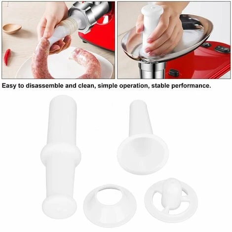 Food Pusher Sausage Filling Nozzle Kubbe Attachment Food Grade Quality Manual Sausage Maker Meat Stuffer Filler Universal 2 Food Pusher Sausage Filling Nozzle Kubbe Attachment Food Grade Quality Manual Sausage Maker Meat Stuffer Filler Universal - Image 2