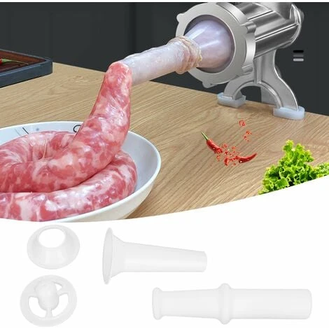 Food Pusher Sausage Filling Nozzle Kubbe Attachment Food Grade Quality Manual Sausage Maker Meat Stuffer Filler Universal 4 Food Pusher Sausage Filling Nozzle Kubbe Attachment Food Grade Quality Manual Sausage Maker Meat Stuffer Filler Universal - Image 4