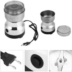 Coffee Grinder 220 W Electric Grinder With Stainless Steel Striking Knife For Coffee Beans Nuts Spices Cereals 14500 R.p.m 6 Coffee Grinder 220 W Electric Grinder With Stainless Steel Striking Knife For Coffee Beans Nuts Spices Cereals 14500 R.p.m -Small Appliances Store 95534232 3