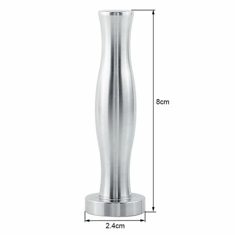 Refillable Capsule For Nespresso Coffee Machine Stainless Steel Reusable Coffee Tamper Presser Accessories Flat Base(Silver) 2 Refillable Capsule For Nespresso Coffee Machine Stainless Steel Reusable Coffee Tamper Presser Accessories Flat Base(Silver) - Image 2