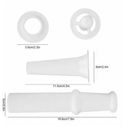 Food Grinder Attachment For Kitchen Aid Stand Mixers With Universal Food Pusher + Sausage Filler Nozzle + Kubbe Attachment For Size 5 Meat Grinder -Small Appliances Store 95534296 3