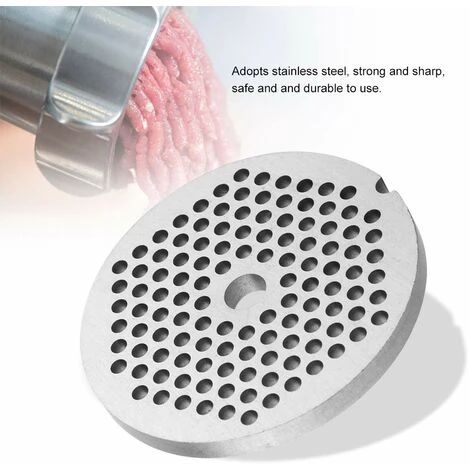 Meat Grinder Plate, Food Grade Alloy Meat Grinder Crusher Grinder Plate Discs/Grinding Blades For Stand Mixer And Meat Grinder Attachment For Kitchen (3mm Hole) 4 Meat Grinder Plate, Food Grade Alloy Meat Grinder Crusher Grinder Plate Discs/Grinding Blades For Stand Mixer And Meat Grinder Attachment For Kitchen (3mm Hole) - Image 4