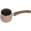 Non Stick Milk Pan, 8cm Stay Cool Handle Aluminum Alloy Cooking Pot With Non Drip Double Pouring Lip For Coffee Butter Chocolate(Coffee)