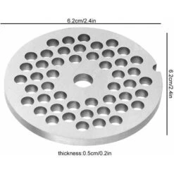 Meat Grinder Knife Stainless Steel Mincer Plate Disc Knife With Holes Professional Replacement Accessories For Grinders Mincers(5mm) -Small Appliances Store 95534330 4