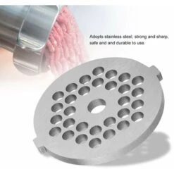 Meat Grinder Blade Stainless Steel Disc Meat Mincer Plate With 5/7mm Holes Professional Replacement Spare Part For Grinders Mincers Food Chopper(5mm) -Small Appliances Store 95534333 3