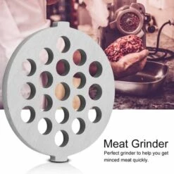 Meat Grinder Stainless Steel Disc Meat Mincer Plate With 5/7mm Holes Professional Replacement Part For Grinders Mincers(7mm) -Small Appliances Store 95534335 3