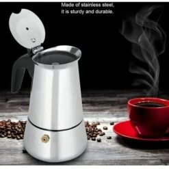 Moka Espresso Pouring Machine Home Office (100ml) - Portable Moka Pot Coffee Maker -Small Appliances Store 95647851 4