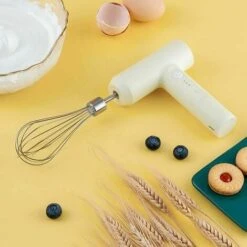 3 Speed Whisk Cordless Vertical Hand Beater With Egg Separator For Cooking Cake Egg CustardElectric Egg Beater With Two Wire Beaters Food Beater2 -Small Appliances Store 95648328 4