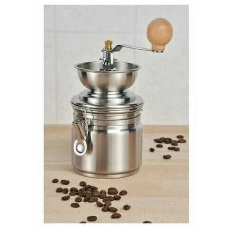 Coffee Grinder With Ceramic Grinder, Stainless Steel 1 Coffee Grinder With Ceramic Grinder, Stainless Steel