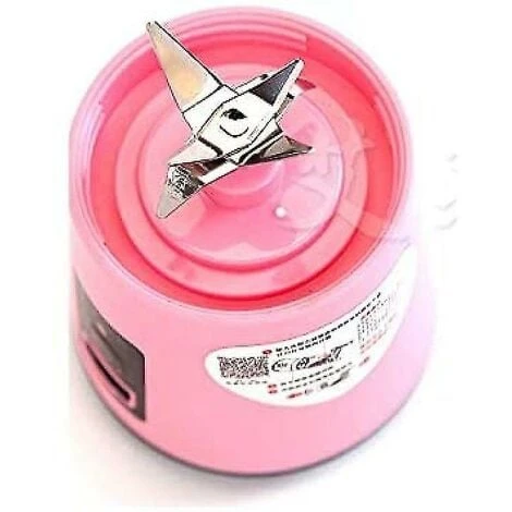 Blender Smoothie Maker, Personal Blender With 6 Stainless Steel Blades Pink 2 Blender Smoothie Maker, Personal Blender With 6 Stainless Steel Blades Pink - Image 2