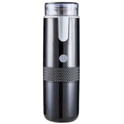 Espresso Maker With Battery Powered Coffee Maker, Electric Car Travel, Camping, Boating, Hiking Compatible, Rechargeable Battery