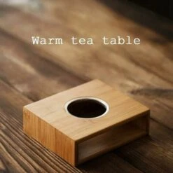 GTA Teapot Warmers Household Bamboo Teapot Heating Warmer Base Warmer Candle Heating Device Heater Tea Stove Warmer Accessories -Small Appliances Store 95715520 4