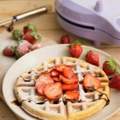 GTA Waffle Maker, Mini Electric Stainless Steel Waffle Maker, Non-Stick Coating, Non-Slip Feet For Home, Breakfast, Lunch Or Personal Snacks 8 GTA Waffle Maker, Mini Electric Stainless Steel Waffle Maker, Non-Stick Coating, Non-Slip Feet For Home, Breakfast, Lunch Or Personal Snacks -Small Appliances Store 95725082 4
