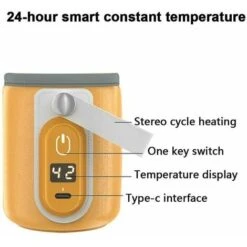 USB Portable Breast Milk Bottle Warmer, Fast Charging And Accurate Heating Of Car And Travel Bottle Warmers, Automatic Insulated Baby Bottle Warmer Fo -Small Appliances Store 95726486 3