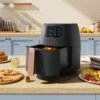Livingandhome Black 8L Touchscreen Electric Air Fryer
