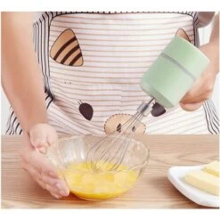 Blender Wireless Charging Electric Egg Beater Home Baking Tool Cream Whisker Handheld Egg Beater 2 Egg Sticks-White -Small Appliances Store 95852756 4