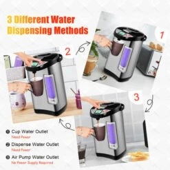 5L Adjustable Instant Hot Water Dispenser Electric Hot Pot Kettle W/Auto-Cut Off -Small Appliances Store 95923951 3