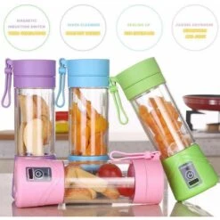 Electric Juice Blender Multifunctional Household And Portable Juicer Cup (Blue) -Small Appliances Store 95999136 3