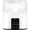 Bottle Warmer With LED Indicators Breastmilk/Formula/Baby Food Sterilization Bottle Warmer And Timer, White EU Plug