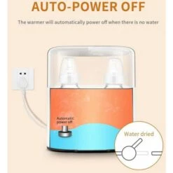 Bottle Warmer With LED Indicators Breastmilk/Formula/Baby Food Sterilization Bottle Warmer And Timer, White EU Plug -Small Appliances Store 96001167 4