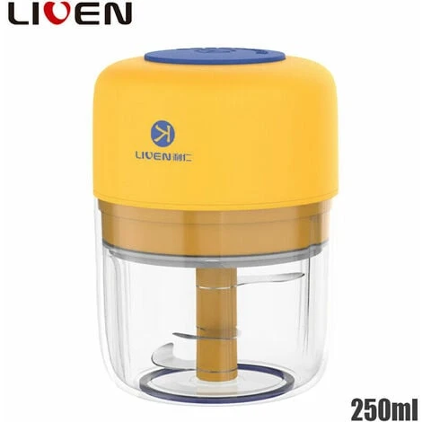 100/250ml Electric Food Blender Multifunctional Cordless Fruit/Vegetable/Meat Blender Portable Baby Food Blender Mini Juice Blender With Stainless Steel Blades 2 100/250ml Electric Food Blender Multifunctional Cordless Fruit/Vegetable/Meat Blender Portable Baby Food Blender Mini Juice Blender With Stainless Steel Blades - Image 2