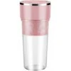 Juicer Cup Smoothie And Shakes Blender Mixeur De Fruits Mini Portable Mixer Cup USB Rechargeable Fruit Blender Cup Lavable Juicer Cup 400ML Fruits Légumes Blender Cup