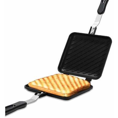 Nonstick Toasted Sandwich Maker Toasted Sandwich Panini Maker With Insulated Handle Hot Sandwich Maker Toasted Cheese Maker 5 Nonstick Toasted Sandwich Maker Toasted Sandwich Panini Maker With Insulated Handle Hot Sandwich Maker Toasted Cheese Maker - Image 5