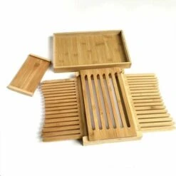 Bamboo Bread Slicer Machine For Home Baked Bread, Loaf, Loaf, Cake, Bagel, Toast -Small Appliances Store 96183890 5