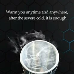 Electric Heating Travel Mug 12V 454ML Stainless Steel Travel Cup With Lid And Handle Electric Insulated Plug Kettles Car Coffee Mug Heater,16.5CM -Small Appliances Store 96245136 5