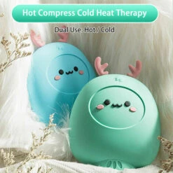 Hot Water Bottle 2 In 1 Silicone Hot Water Bag / Ice Bag Microwave Heating Leakproof Gift For Kids Girls, Pink - Pink 7 Hot Water Bottle 2 In 1 Silicone Hot Water Bag / Ice Bag Microwave Heating Leakproof Gift For Kids Girls, Pink - Pink -Small Appliances Store 96250359 3