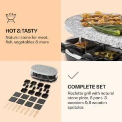 Klarstein Steaklette Raclette Raclette Grill With Accessories For 8 People -Small Appliances Store 96890187 4