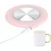 USB Heating Insulation Pad, 10W Milk Tea Cup Heating Pad, Pink