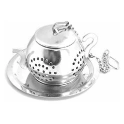 2Pcs Tea Infuser Teapot - Stainless Steel Infuser (Silver) -Small Appliances Store 97104719 5