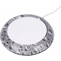 USB Wood Grain Mug Warmer Hot Beverage Cup Mat Office Tea Coffee Warmer Mat Water Beads Pattern -Small Appliances Store 97104790 5