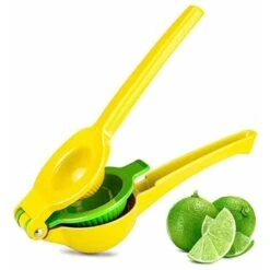 Manual Juicer, Heavy Duty, 2 In 1 Premium Metal Lemon Orange Lime Manual Juicer, Safe Juicer, Faster And Efficient, Sturdy Design, Easy To Clean.