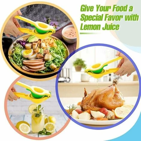 Manual Juicer, Heavy Duty, 2 In 1 Premium Metal Lemon Orange Lime Manual Juicer, Safe Juicer, Faster And Efficient, Sturdy Design, Easy To Clean. 3 Manual Juicer, Heavy Duty, 2 In 1 Premium Metal Lemon Orange Lime Manual Juicer, Safe Juicer, Faster And Efficient, Sturdy Design, Easy To Clean. - Image 3