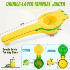 Manual Juicer, Heavy Duty, 2 In 1 Premium Metal Lemon Orange Lime Manual Juicer, Safe Juicer, Faster And Efficient, Sturdy Design, Easy To Clean. 9 Manual Juicer, Heavy Duty, 2 In 1 Premium Metal Lemon Orange Lime Manual Juicer, Safe Juicer, Faster And Efficient, Sturdy Design, Easy To Clean. -Small Appliances Store 97104829 5