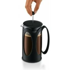 Coffee Maker, Borosilicate Glass - 3 Cups (0.35 L), Black -Small Appliances Store 97104830 4
