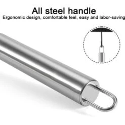 Manual Egg Beater Stainless Steel Egg Beater Household Mini Baking Egg Beater Silicone Cream Whisk -Small Appliances Store 97381079 3