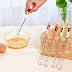 Small Whisks Stainless Steel Handle Mini Small Mixing Balloon Wire Whisks Ceramic Whisk (4 Pieces) 8 Small Whisks Stainless Steel Handle Mini Small Mixing Balloon Wire Whisks Ceramic Whisk (4 Pieces) -Small Appliances Store 97381157 4