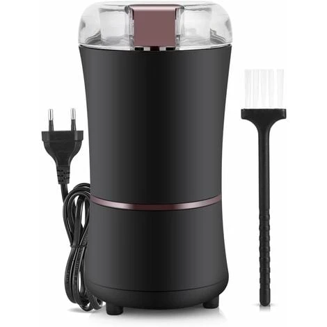Electric Coffee Grinder, Stainless Steel Burr Coffee Grinder, 400W Flax Seed Grinder With Visual Cover, For Nuts, Pepper, Spices, Coffee Seeds 1 Electric Coffee Grinder, Stainless Steel Burr Coffee Grinder, 400W Flax Seed Grinder With Visual Cover, For Nuts, Pepper, Spices, Coffee Seeds