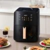 Livingandhome 6L Black Digital Air Fryer With Visual Window
