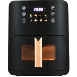 Livingandhome 6L Black Digital Air Fryer With Visual Window -Small Appliances Store 97389078 4