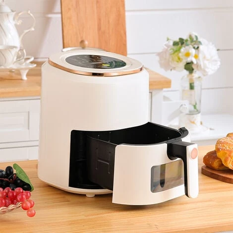 Livingandhome White 7.5L Digital Touchscreen Air Fryer 2 Livingandhome White 7.5L Digital Touchscreen Air Fryer - Image 2